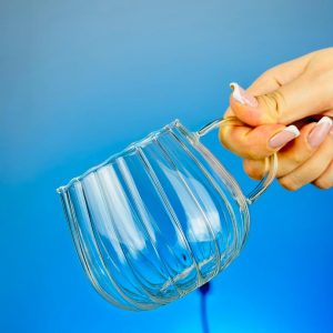 لیوان کدویی شیاردار