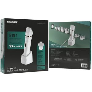 ماشین اصلاح (ریش تراش) موی صورت و بدن 5 کاره گرین لاین